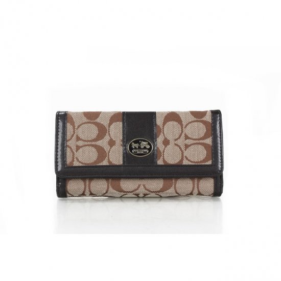 Coach Envelope in Signature Small Apricot Wallets FFE | Women